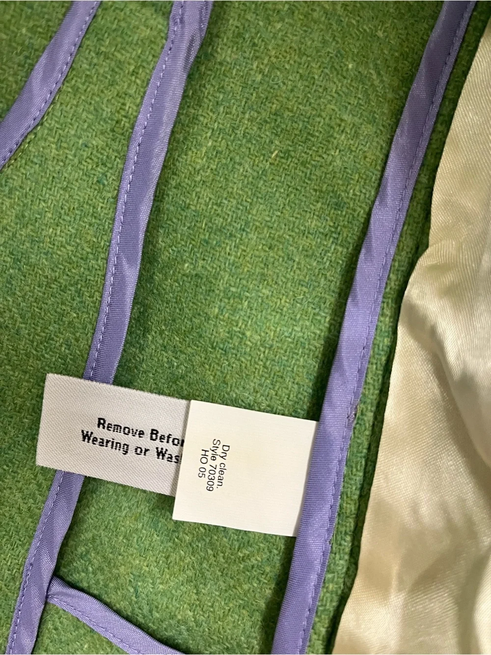 NWT Y2K J Crew Robert Noble Green Wool Academia Twee Blazer Jacket 0